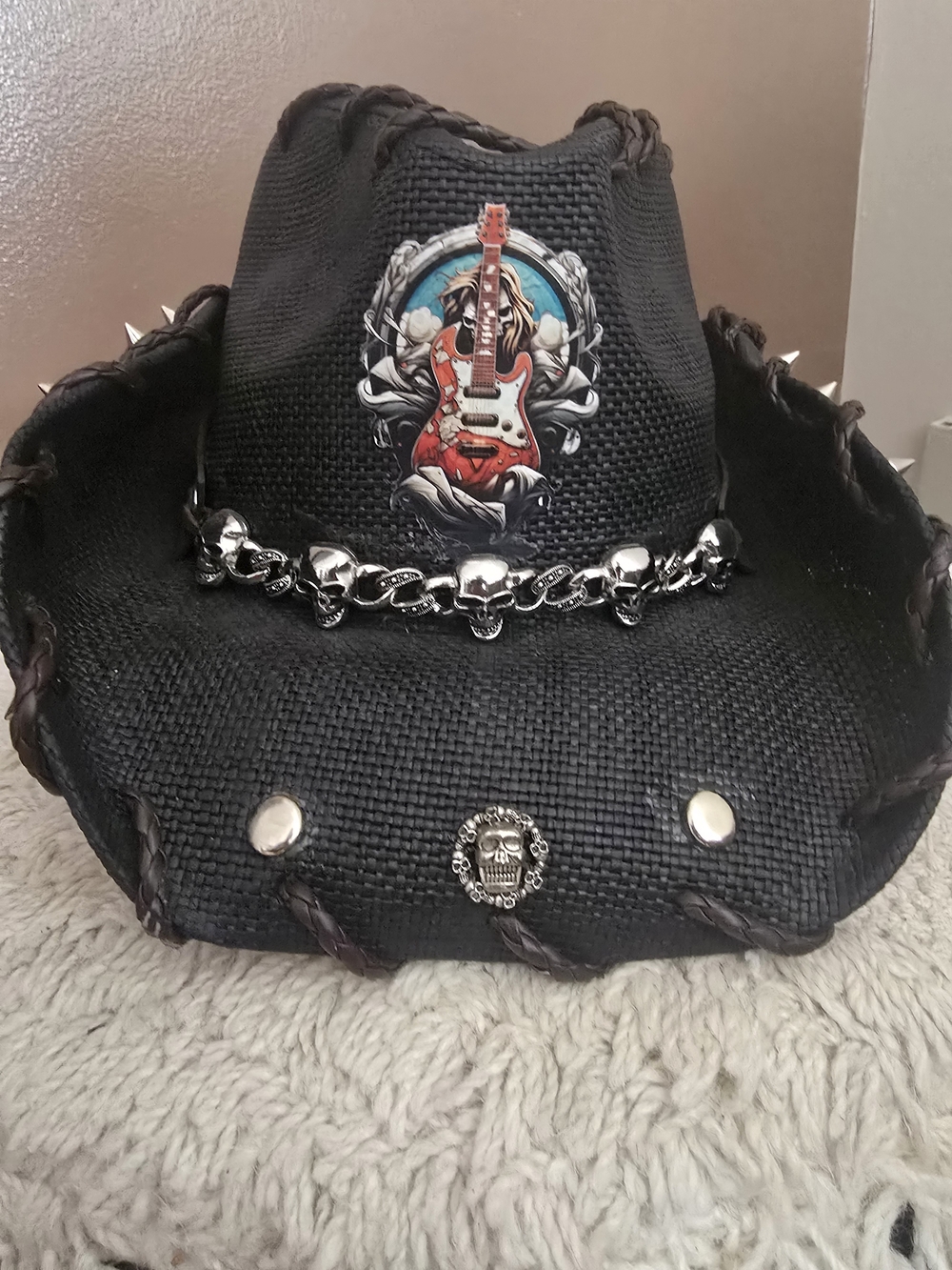 Rocker Studded Cowboy Hat. Brand New! - Picture 12 of 13